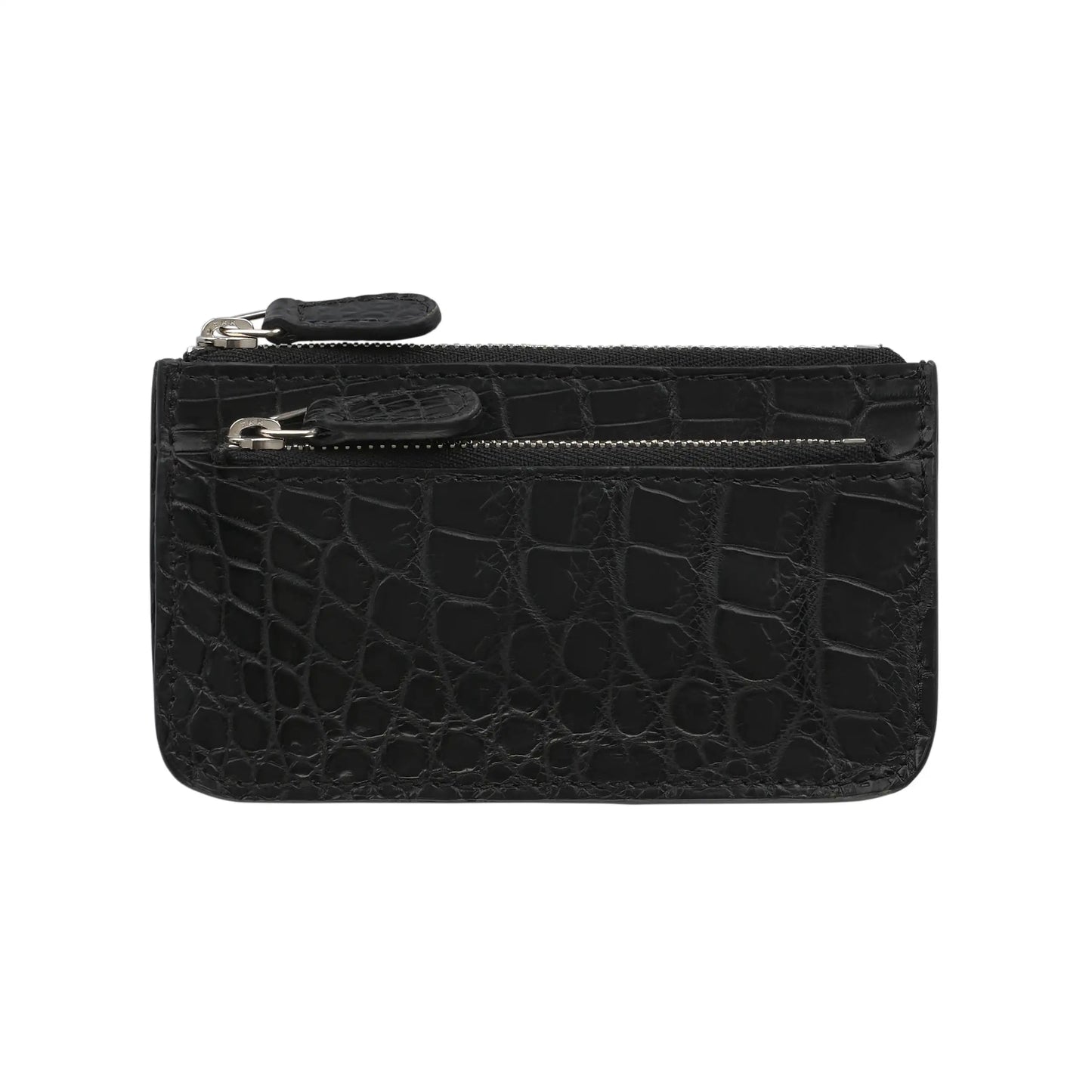 Albini Leather Wallet in Black with Key Chain - SARTALE