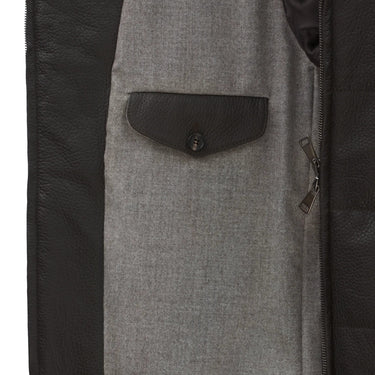 Alfredo Rifugio Quilted Hooded Leather Jacket - SARTALE