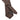 Bigi Embroidered Woven Silk Tie in Brown - SARTALE