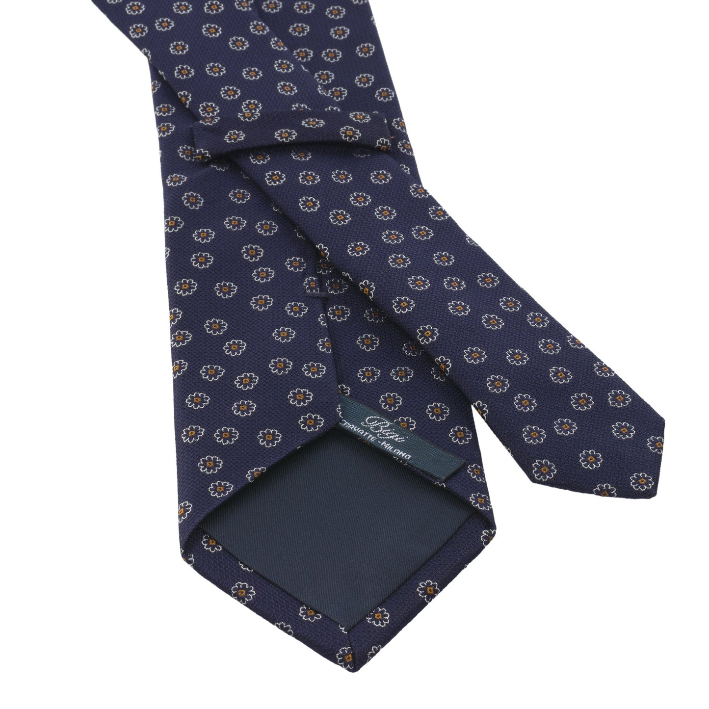 Bigi Jacquard Lined Silk Tie in Flower Design - SARTALE