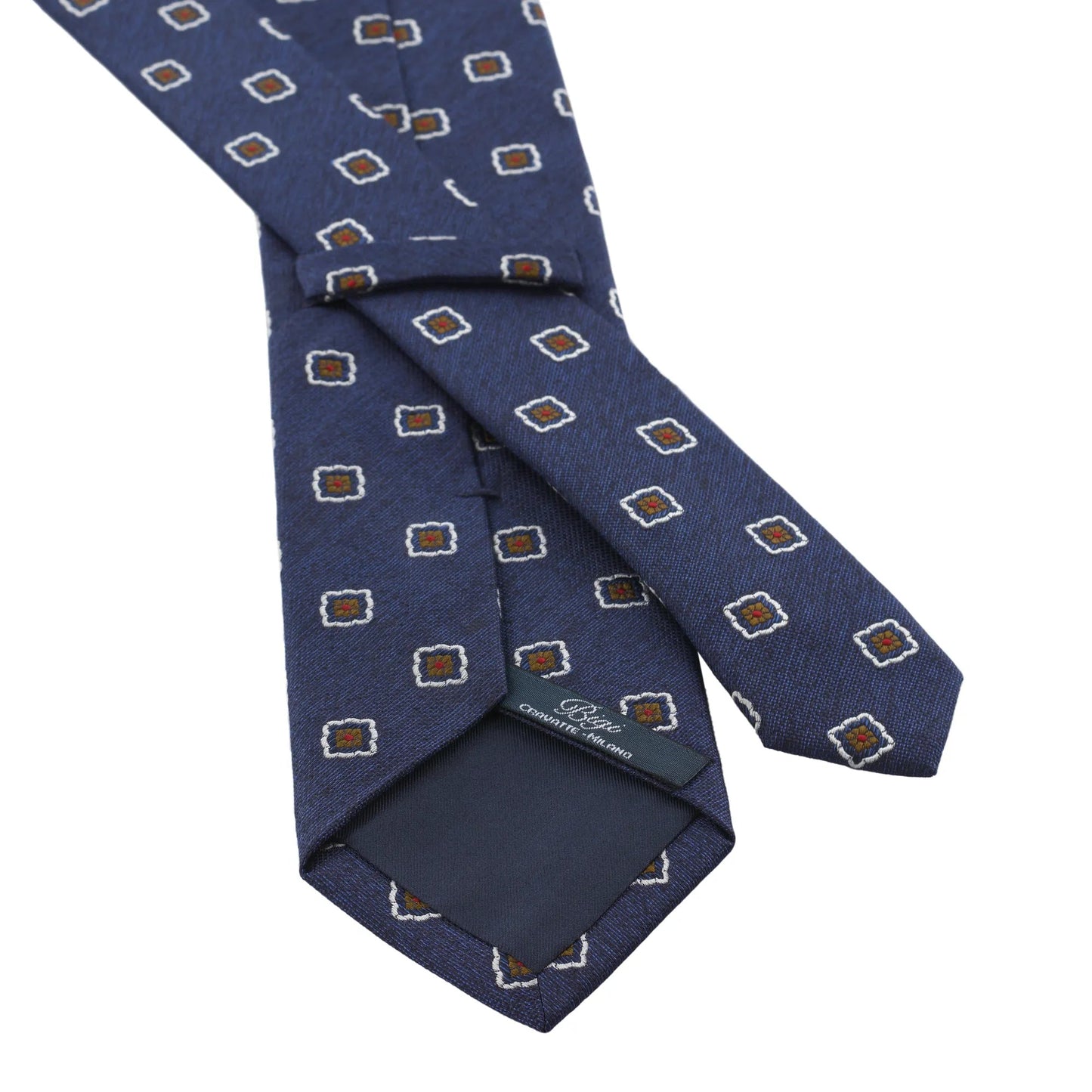 Bigi Jacquard Lined Silk Tie with Floral Design - SARTALE