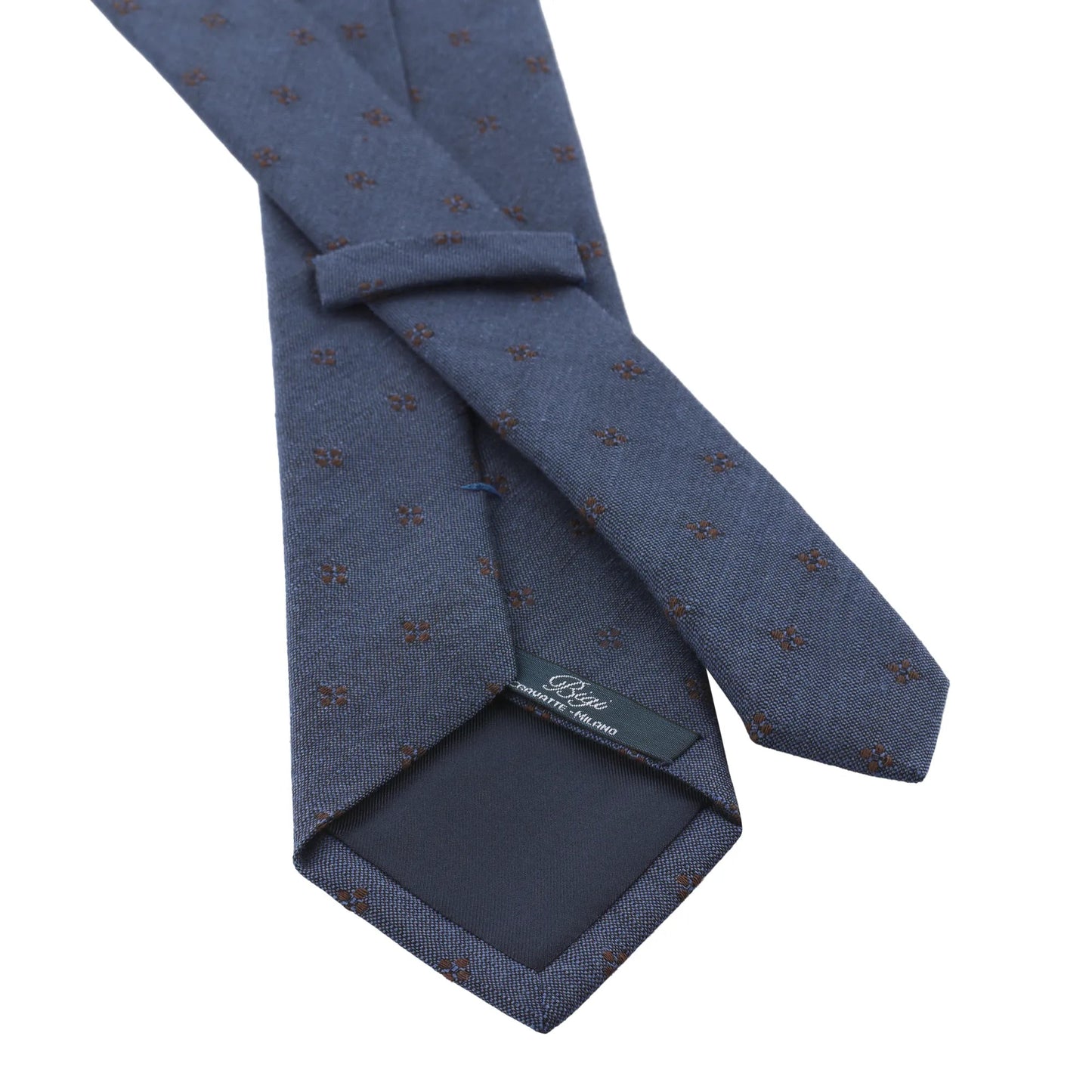 Bigi Jacquard Linen and Silk-Blend Tie with Design - SARTALE