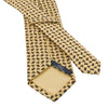 Bigi Plain Hand Printed Silk Tie in Yellow - SARTALE