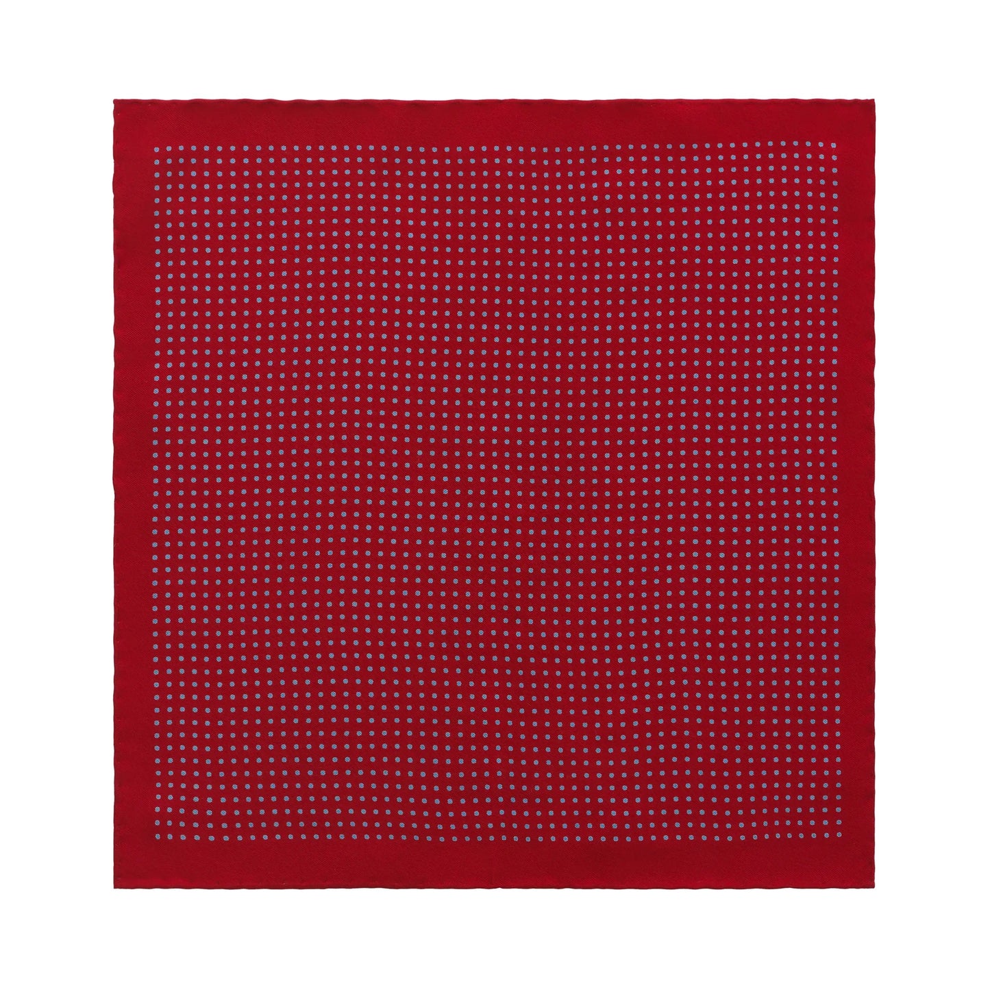 Bigi Polka Dot Silk Pocket Square in Red - SARTALE