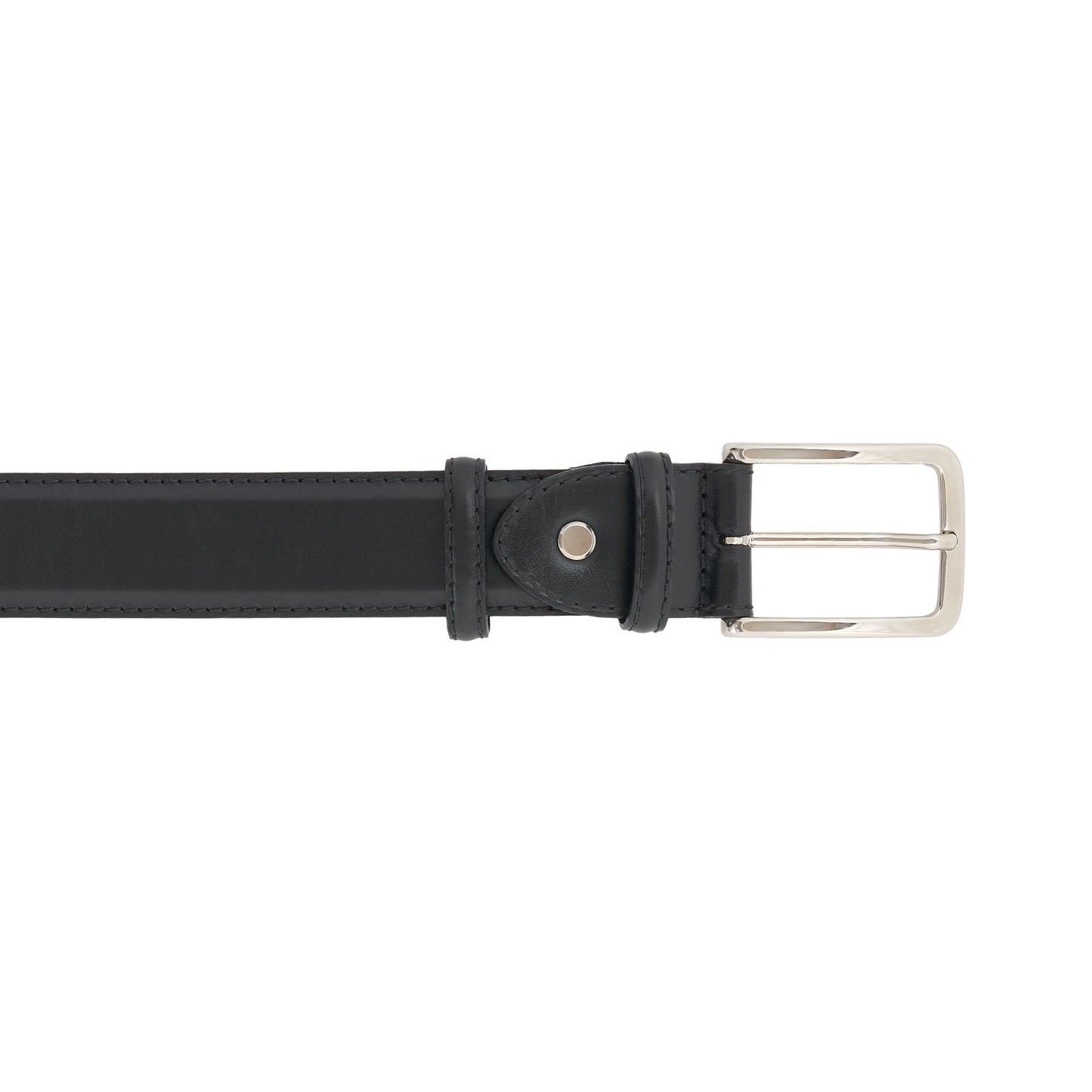 Bontoni Bontoni Leather Belt in Black - SARTALE