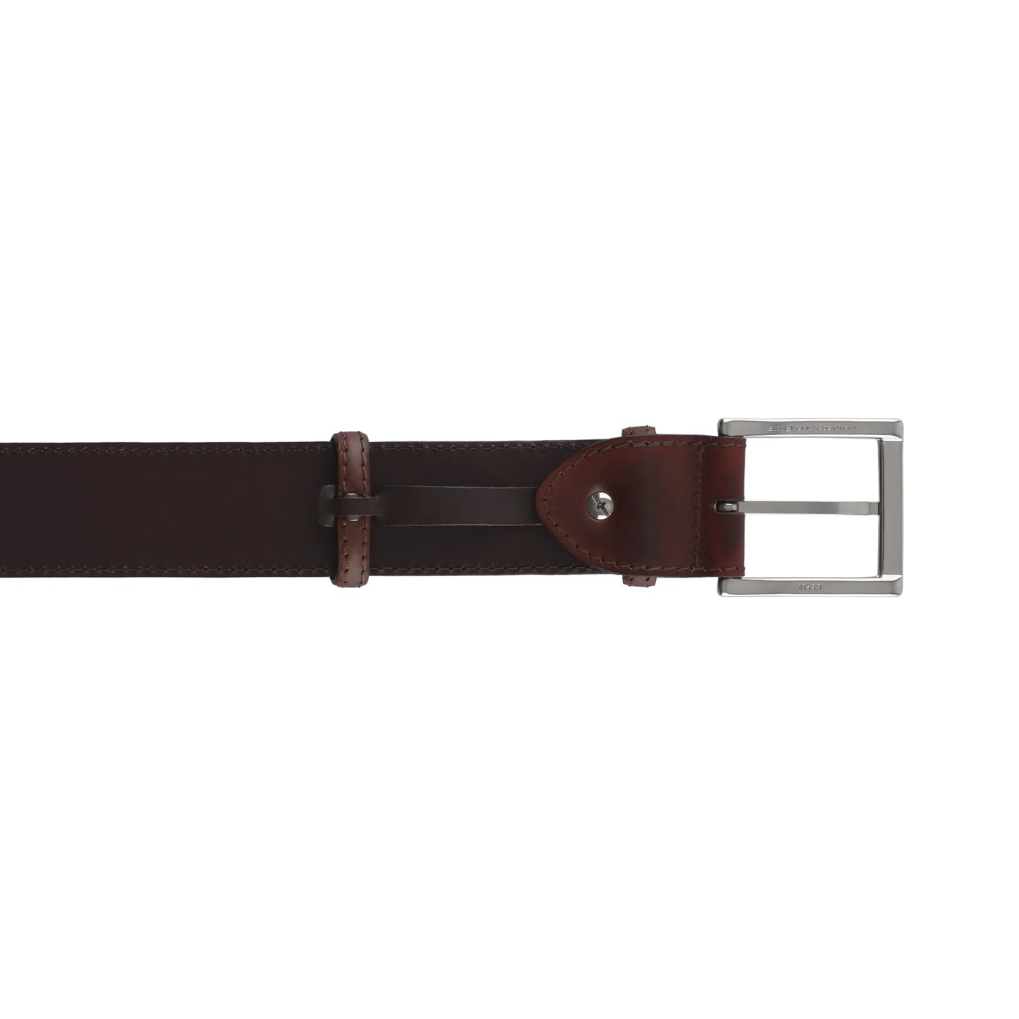 Bontoni Bontoni Leather Belt in Marrone Brown - SARTALE