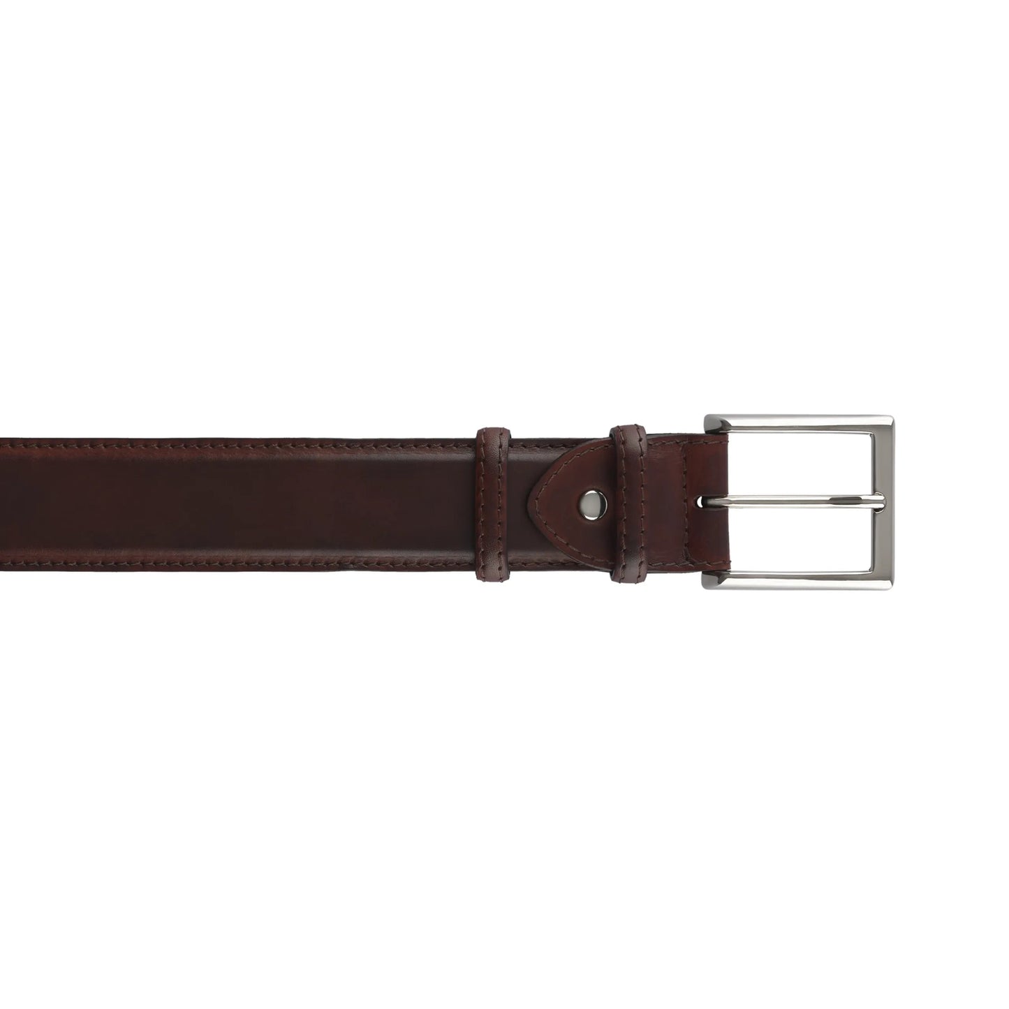 Bontoni Bontoni Leather Belt in Marrone Brown - SARTALE