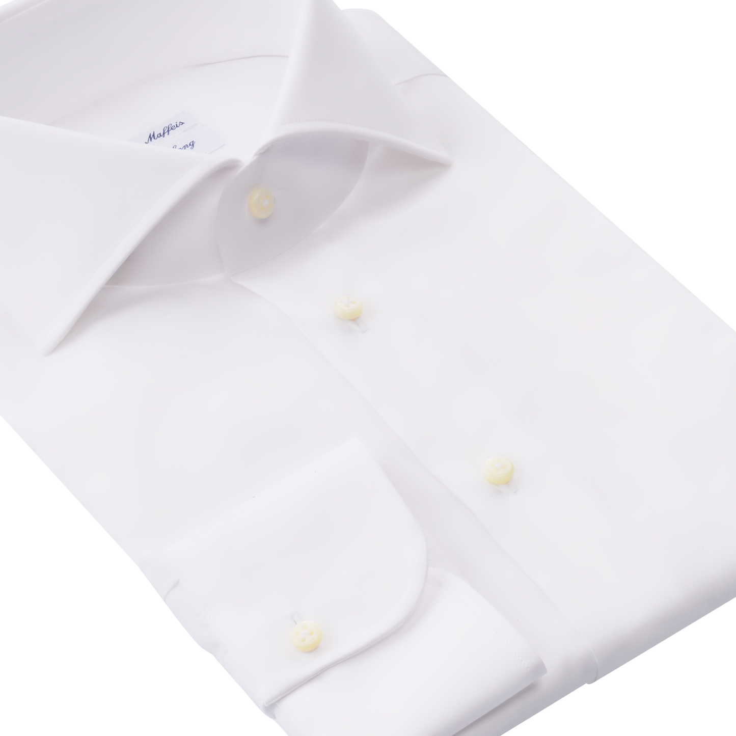 Emanuele Maffeis "All Day Long Collection" Classic Cotton White Shirt - SARTALE