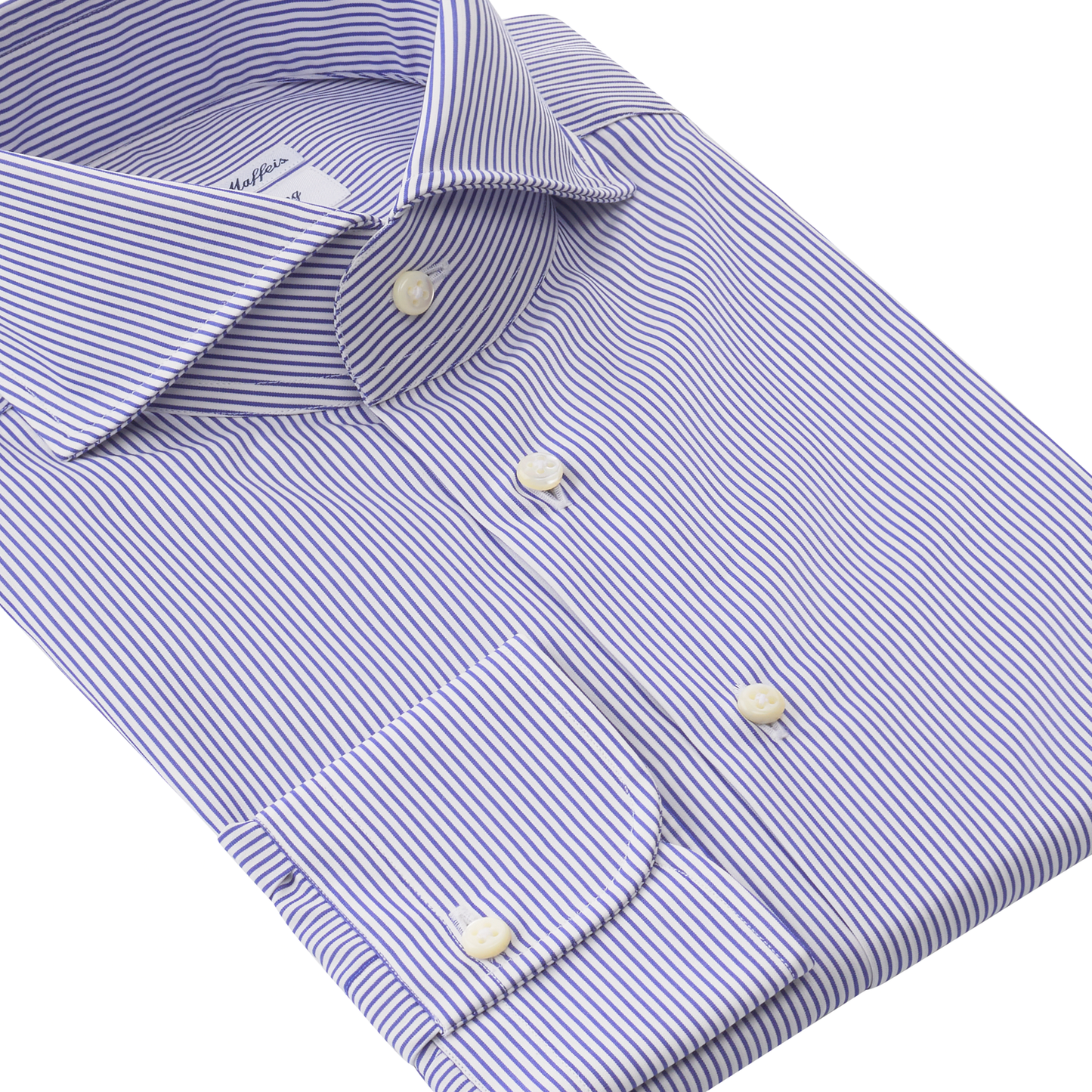 Emanuele Maffeis "All Day Long Collection" Striped Cotton Blue Shirt - SARTALE