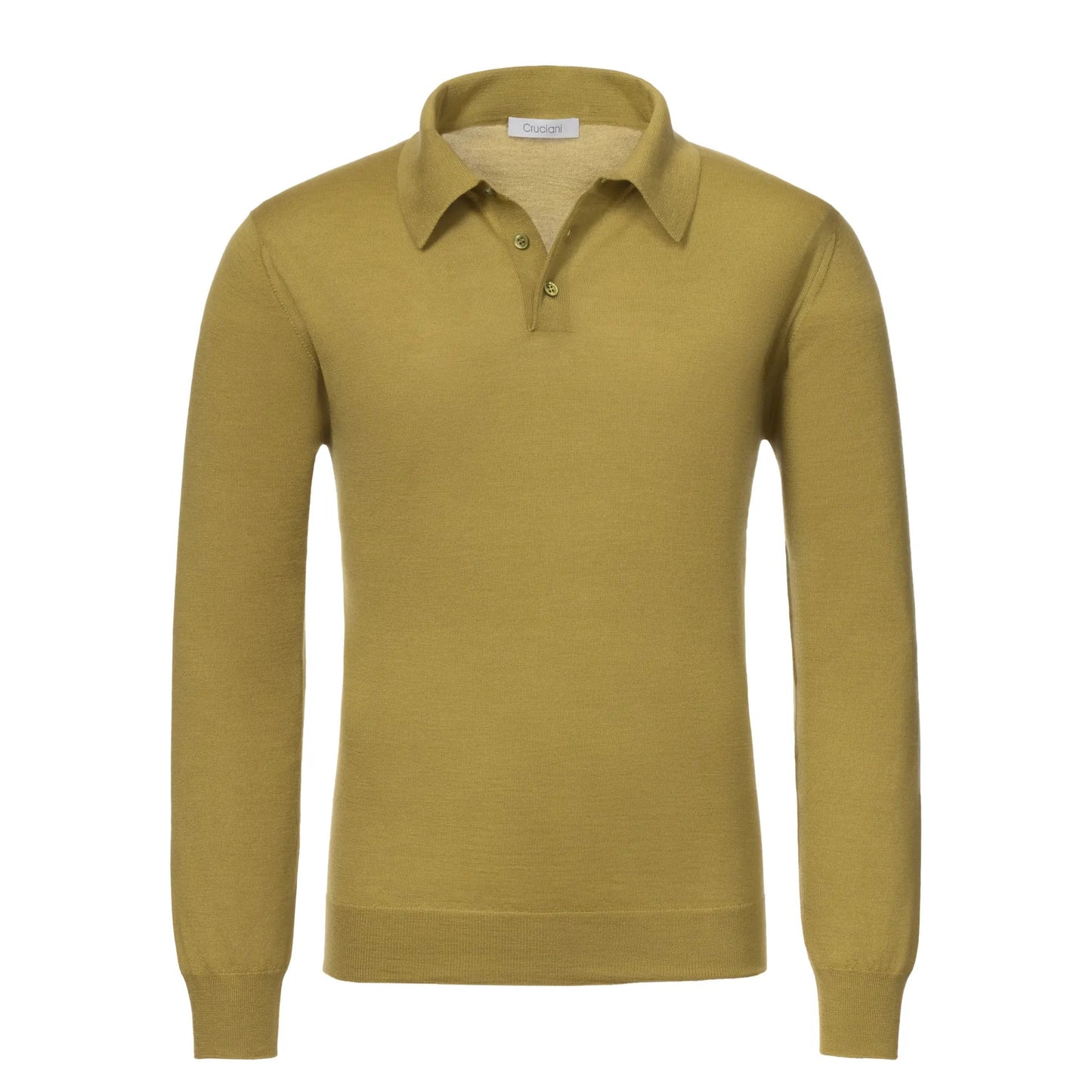 Cruciani Cashmere Blend Polo Shirt in Corn Yellow - SARTALE