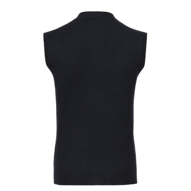 Cruciani Cashmere Blend Sleeveless Gilet in Dark Blue - SARTALE