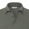 Cruciani Cotton Dark Green Sweater Polo Shirt - SARTALE