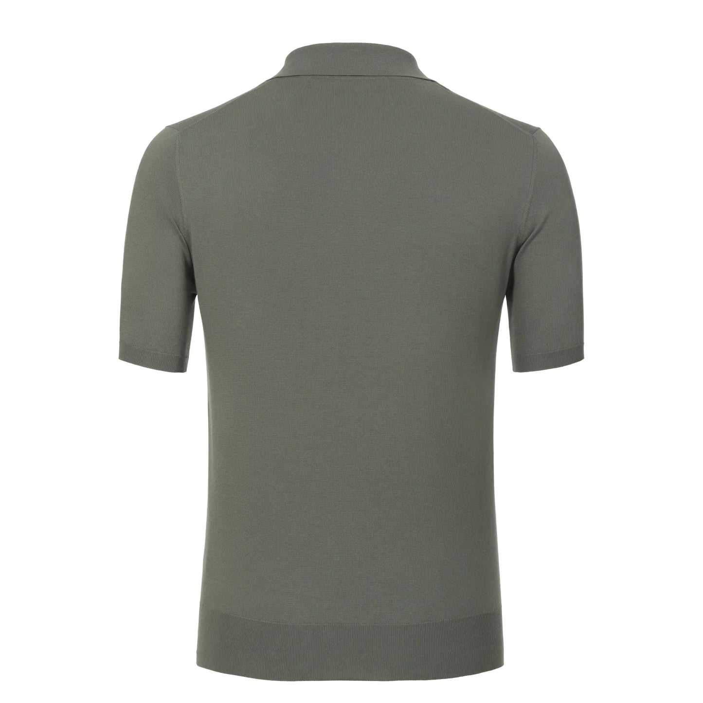 Cruciani Cotton Dark Green Sweater Polo Shirt - SARTALE