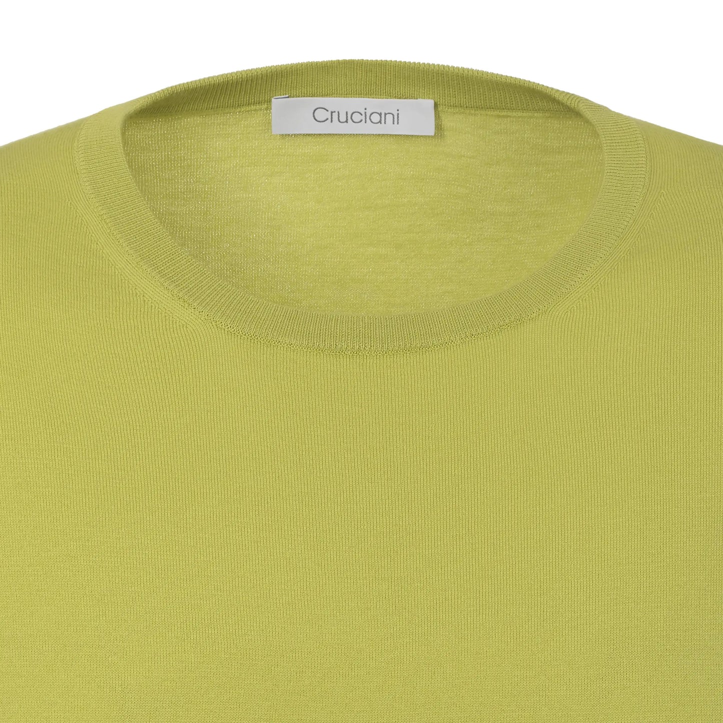 Cruciani Cotton Lime Green T-Shirt Sweater - SARTALE