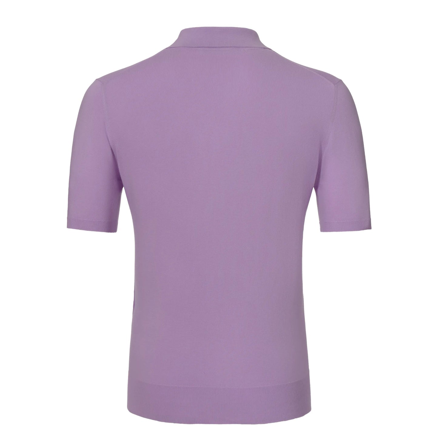 Cruciani Cotton Sweater Polo Shirt in Lilac - SARTALE