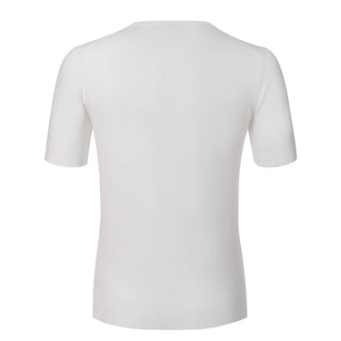 Cruciani Cotton White T-Shirt Sweater - SARTALE