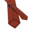 Drake's Printed Self-Tipped Silk Tie in Red - SARTALE