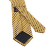 Drake's Printed Self-Tipped Silk Tie in Yellow - SARTALE