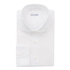 Emanuele Maffeis Classic Cotton White Shirt with Cutaway Collar - SARTALE