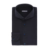 Emanuele Maffeis Cotton Velvet Shirt in Dark Blue - SARTALE