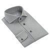 Emanuele Maffeis Flannel Cotton-Cashmere Shirt in Grey - SARTALE