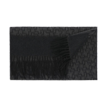 Emanuele Maffeis Fringed Cashmere Scarf in Grey Melange - SARTALE