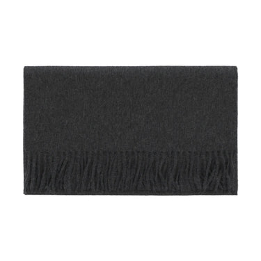 Emanuele Maffeis Fringed Wool Scarf in Grey - SARTALE