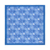 E.Marinella Printed Silk Pocket Square in Blue and White - SARTALE