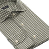 Finamore Checked Green and White Cotton Shirt - SARTALE