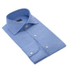 Finamore Classic Napoli Shirt in Light Blue Melange - SARTALE