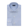 Finamore Classic Napoli Shirt with Striped Sticks in Light Blue - SARTALE