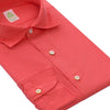 Finamore Cotton Shirt in Sunset Pink - SARTALE