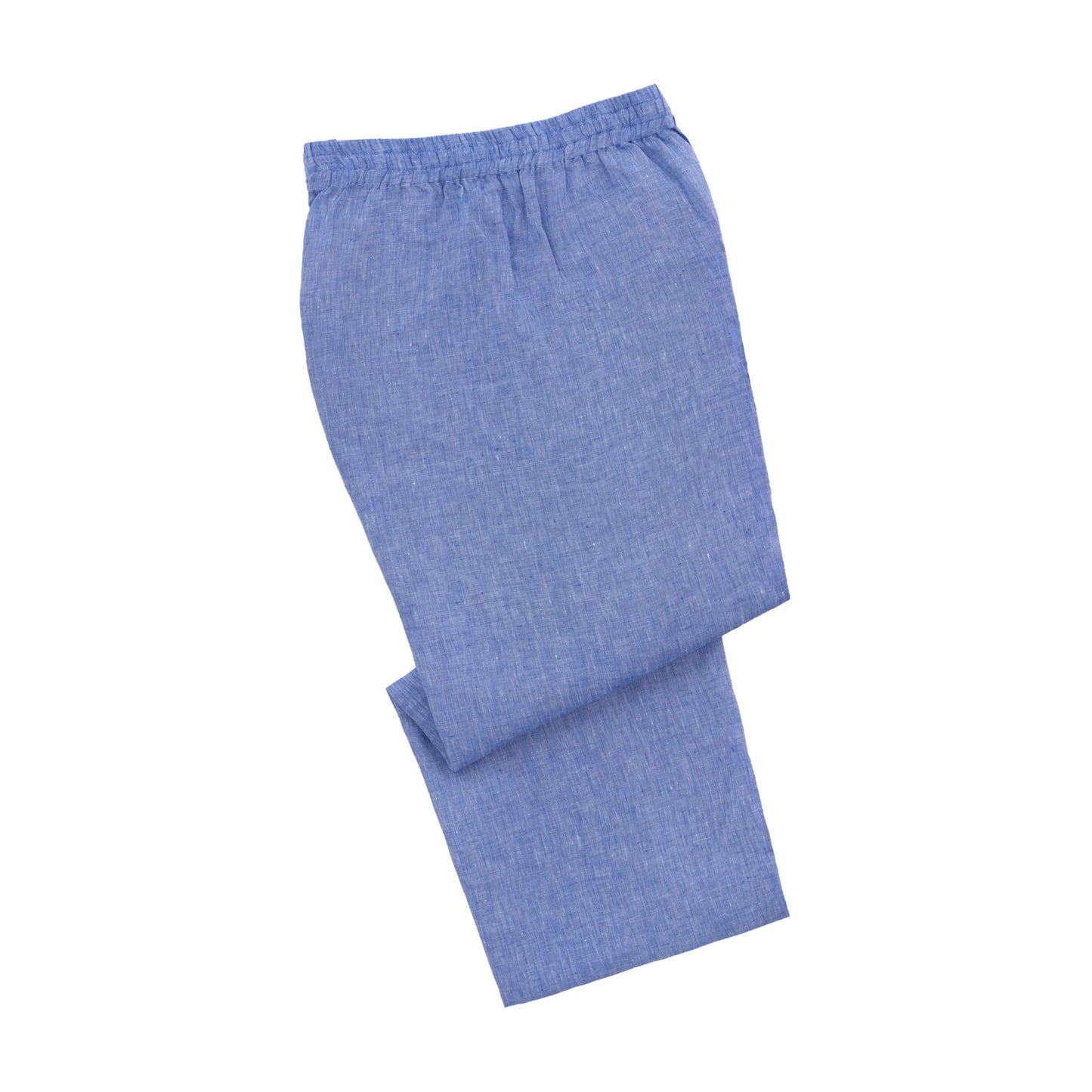 Finamore Linen Fabric Pajamas in Light Blue - SARTALE