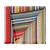 Fioroni Fringed Multicolor Striped Cashmere Scarf - SARTALE