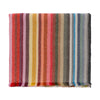 Fioroni Fringed Multicolor Striped Cashmere Scarf - SARTALE