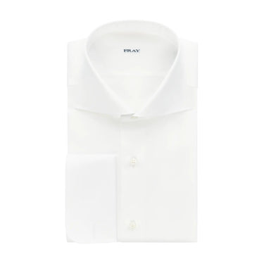 Fray Classic White Shirt with French Double Cuff - SARTALE