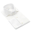 Fray Classic White Shirt with French Double Cuff - SARTALE