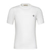 Gran Sasso Cotton Crew-Neck T-Shirt in White - SARTALE