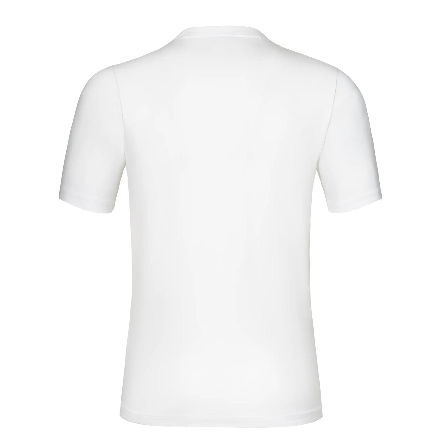 Gran Sasso Cotton Crew-Neck T-Shirt in White - SARTALE