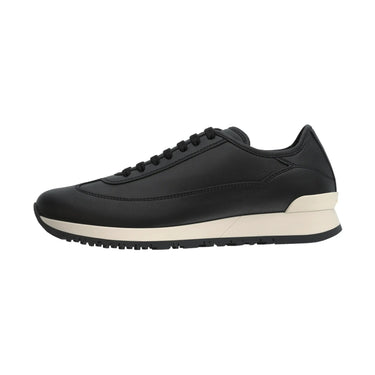 John Lobb "Foundry II" Calf Leather Sneakers in Black - SARTALE