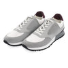 John Lobb "Foundry" Suede and Leather Sneakers in Light Grey - SARTALE