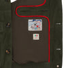 Kired Leather Gilet in Forest Green - SARTALE