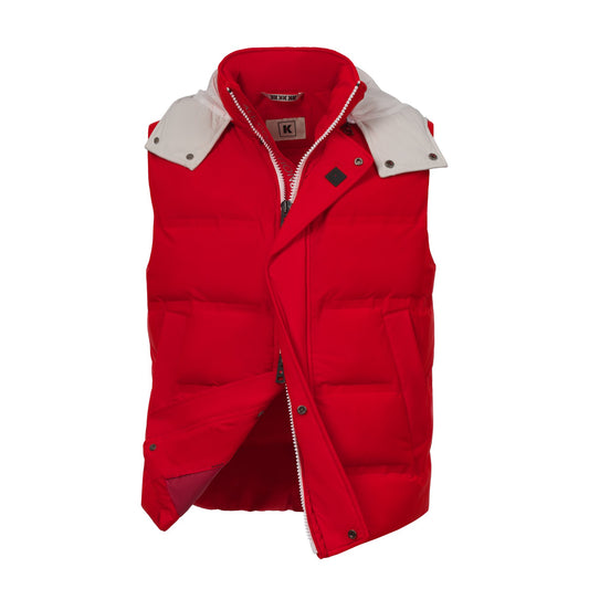 Kired Quilted Shell Hooded Down Vest - SARTALE