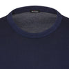 Kiton Cashmere-Silk Pullover in Ocean Blue - SARTALE