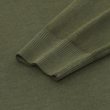Kiton Cashmere-Silk Pullover in Seaweed Green - SARTALE