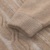Kiton Cashmere Zip-Up Cardigan in Sand Brown - SARTALE