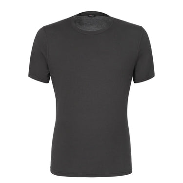 Kiton Cotton-Blend T-Shirt in Antracite - SARTALE