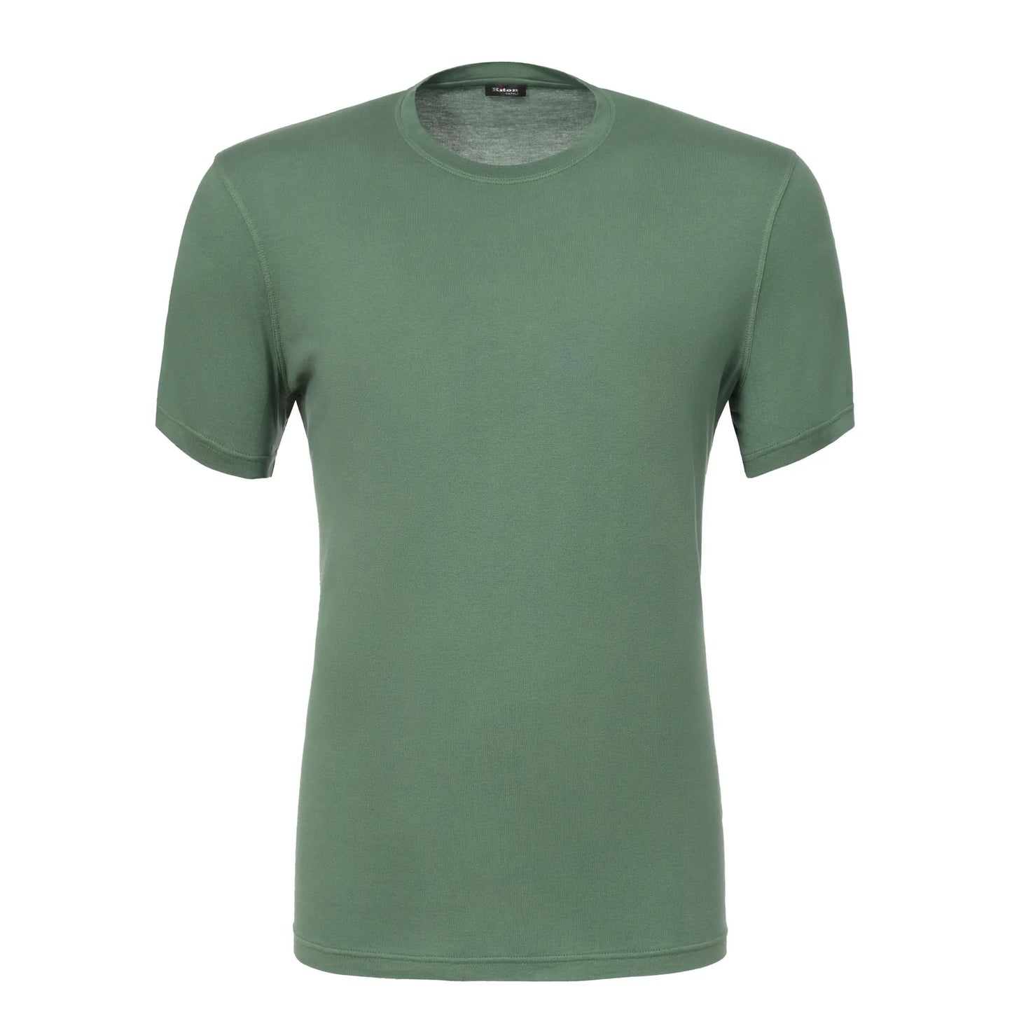 Kiton Cotton-Blend T-Shirt in Green - SARTALE