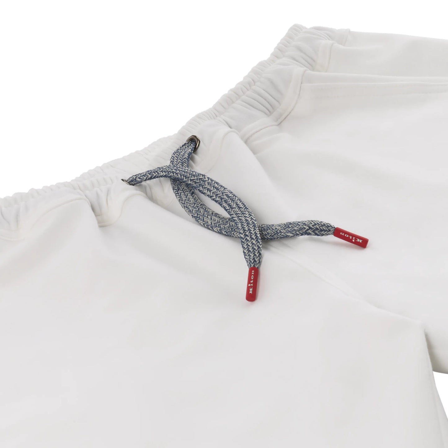 Kiton Cotton Sport Shorts in White - SARTALE