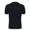Kiton Cotton T-Shirt Sweater in Dark Blue - SARTALE